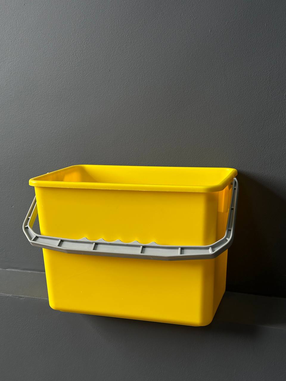 Відро прямокутне пластмасове 6л жовте, Ecolab